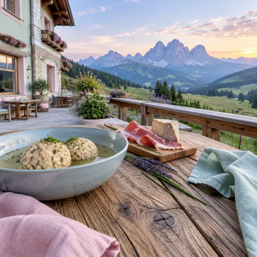 Cucina alpina in hotel: Trentino-Alto Adige tra canederli, speck e panorami