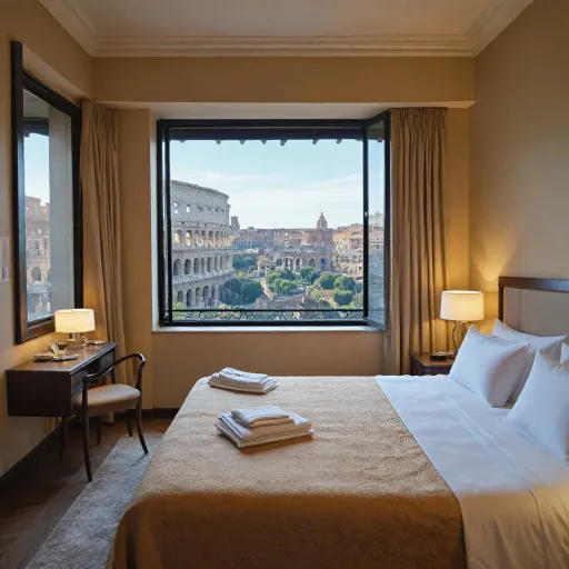 Esperienza di soggiorno in hotel di lusso vicino al Colosseo: comfort, vista e servizi esclusivi nel cuore di Roma